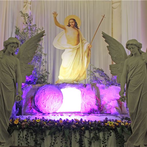 قداس عيد القيامة في رعية مار أنطونيوس الكبير