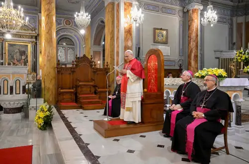 البابا يترأس في اسطنبول لقاء صلاة مع الأساقفة والكهنة والمكرسين والعاملين الرعويين