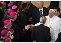 لقاء البابا &nbsp;مع الأساقفة المشاركين في اللقاء العالمي للعائلات