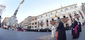 صلاة البابا لمريم العذراء بمناسبة عيد الحبل بلا دنس