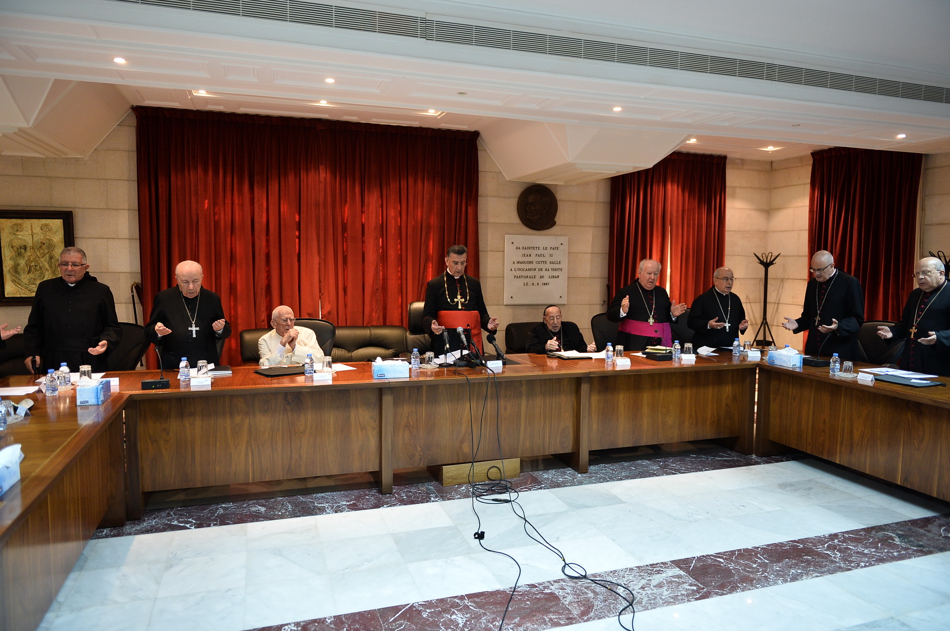 كلمة البطريرك الراعي في افتتاح رياضة  المطارنة السّنويّة